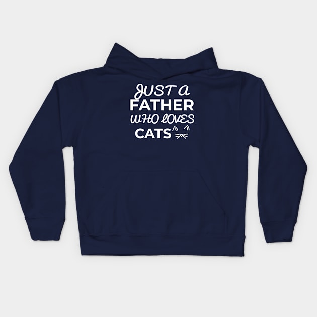 father cat Kids Hoodie by Elhisodesigns